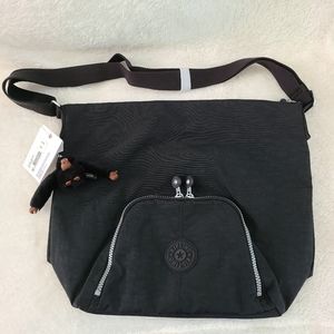 NWT Kipling HB7265 Black Dorota Crossbody Bag